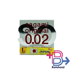 کاندوم ساگامی سایز بزرگ مدل Sagami Original 0.02 بسته تک عددی