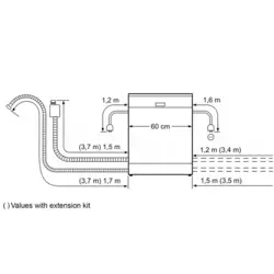 ماشین ظرفشویی 14 نفره بوش مدل SMS88UI36E