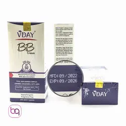 کرم ضد آفتاب bb وی دی VDay اورجینال SPF50