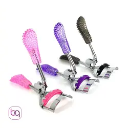 فرمژه دسته پلاستیکی طرح دار رنگی استیل