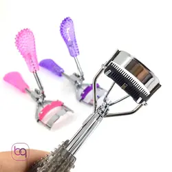 فرمژه دسته پلاستیکی طرح دار رنگی استیل