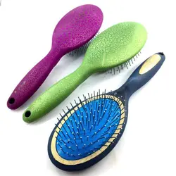 شانه برس تخت طرح دار مدل ستاره