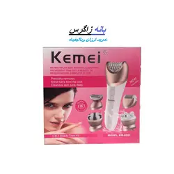 اپیلاتورکیمی پنج کاره kemei 8001 | فروشگاه بانه زاگرس اپیلاتورکیمی پنج کاره kemei 8001