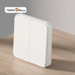 کلید دو پل هوشمند شیائومی روکار xmwxkg01yl - شیائومی سیتی