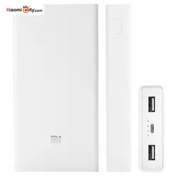 پاور بانک شیائومی ۲۰۰۰۰ نسخه ۲ مدل PLM05ZM | قیمت پاوربانک 2000 شیائومی نسخه 2 - شیائومی سیتی