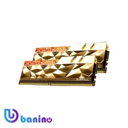 رم دو کاناله دسکتاپ جی اسکیل TRIDENT Z ROYAL ELITE 32GB 4000MHZ CL16 GOLD