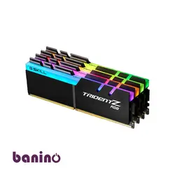 رم دسکتاپ DDR4 چهار کاناله 4000 مگاهرتز CL18 جی اسکیل مدل TRIDENTZ RGB ظرفیت 32 گیگابایت