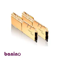 رم دسکتاپ DDR4 دو کاناله 3200 مگاهرتز CL16 جی اسکیل مدل Trident Z Royal Gold ظرفیت 16 گیگابایت