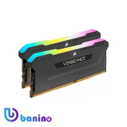 رم دسکتاپ DDR4 دو کاناله 3200 مگاهرتز CL16 کورسیر مدل VENGEANCE RGB PRO SL ظرفیت 64 گیگابایت