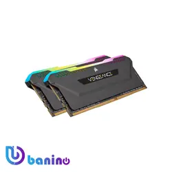 رم دسکتاپ DDR4 دو کاناله 3200 مگاهرتز CL16 کورسیر مدل VENGEANCE RGB PRO SL ظرفیت 64 گیگابایت