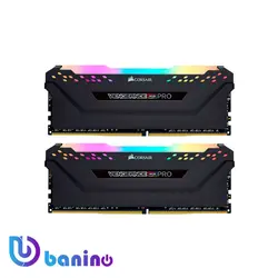 رم کورسیر دوکاناله 16 گیگابایت  Vengeance RGB PRO 3600MHZ CL18