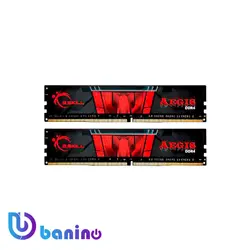 رم دسکتاپ DDR4 دو کاناله 3200 مگاهرتز CL16 جی اسکیل مدل aegis ظرفیت 16 گیگابایت