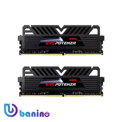 رم دسکتاپ DDR4 دو کاناله 3200 مگاهرتز CL16 گیل مدل Potenza ظرفیت 16 گیگابایت
