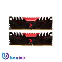 رم دسکتاپ DDR4 دو کاناله 3200 مگاهرتز پی ان وای مدل XLR8 ظرفیت 16 گیگابایت