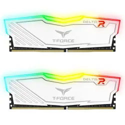 رم دسکتاپ DDR4 تک کاناله 3200 مگاهرتز CL16 تیم گروپ مدل T-Force Delta RGB ظرفیت 16 گیگابایت