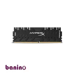 رم دسکتاپ DDR4 تک کاناله 3200 مگاهرتز CL16 کینگستون مدل HyperX Predator ظرفیت 8 گیگابایت