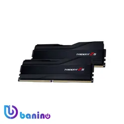 رم دسکتاپ DDR5 دو کاناله 6000 مگاهرتز CL40 جی اسکیل مدل Trident Z5 Black ظرفیت 32 گیگابایت | بانی نو