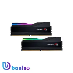 رم دسکتاپ DDR5 دو کاناله 6000 مگاهرتز CL36 جی اسکیل مدل Trident Z5 RGB Black ظرفیت 32 گیگابایت