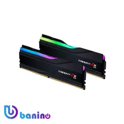رم دسکتاپ DDR5 دو کاناله 6000 مگاهرتز CL36 جی اسکیل مدل Trident Z5 RGB Black ظرفیت 32 گیگابایت