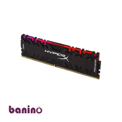 رم کینگستون مدل HYPERX PREDATOR RGB 8GB 3000MHZ CL15