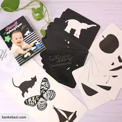 کارت های سیاه و سفید نوزاد