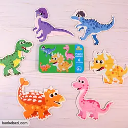 پازل چوبی 6 در 1 مبتدی