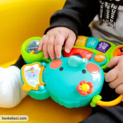 پیانو جغجغه ای موزیکال هولی تویز طرح فیل