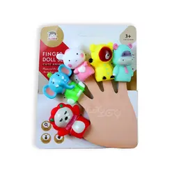 عروسک انگشتی سیلیکونی مدل حیوانات فانتزی