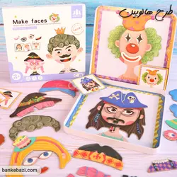 پازل مگنتی فومی با جعبه فلزی
