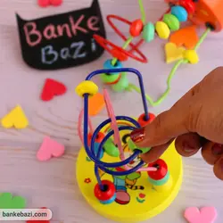 بازی آموزشی ماز گوی و میله چوبی کوچک