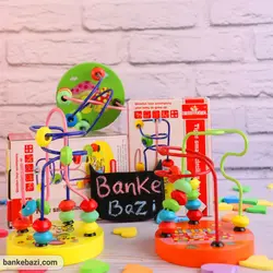 بازی آموزشی ماز گوی و میله چوبی کوچک