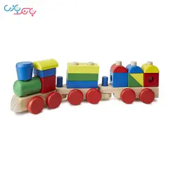 قطار چوبی اشکال هندسی