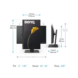 مشخصات ، خرید و قیمت مانیتور بنکیو  BenQ GW2785TC | با پرتو