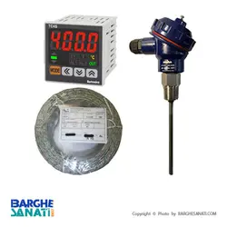 ست ترموکوپل K مدل TAF و کابل ترموکوپل C231 + کنترلر دما TCN4S