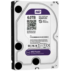 هارددیسک اینترنال وسترن دیجیتال سری Purple ظرفیت 6 ترابایت WD 6TB