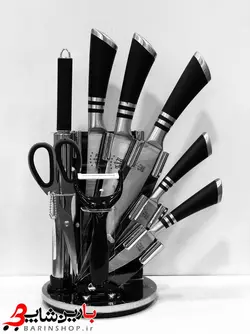 سرویس چاقو استیل 9 پارچه BMG آلمان اصل