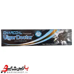 خمیر دندان زغالی دکتر ویگور Vigor Doctor حجم 100ml Vigor Doctor Charcoal Toothpaste 100ml