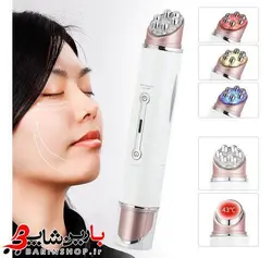 دستگاه فرکانس برقی چین و چروک ماساژ چشم درمانی 3 رنگ LED نور2021 Beauty care EMS RF
