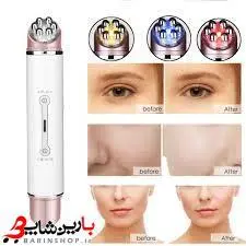 دستگاه فرکانس برقی چین و چروک ماساژ چشم درمانی 3 رنگ LED نور2021 Beauty care EMS RF