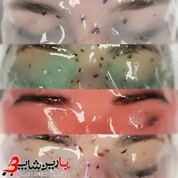 ماسک هیدروژلی در چهار عصاره (گل رز،لیمو،کیوی،لاوندر)