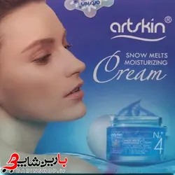 ژل ماسک یخی مرطوب کننده و آبرسان و خنک کننده صورت آرت اسکین artskin snow melts moisturizing cream اورجینال