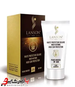کرم ضد آفتاب بی‌رنگ پوست خشک SPF 50 لانسون ۴۰ میلی لیتر