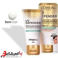 کرم ضد آفتاب لورال بی رنگ ساخت فرانسه SPF60