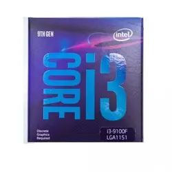 پردازنده مرکزی اینتل سری Coffee Lake مدل Core i3-9100F
