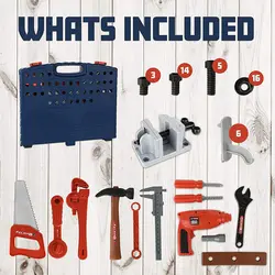 ست اسباب بازی ابزار مدل دریل و میز ابزار  کد 22-008
