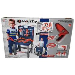 ست اسباب بازی ابزار مدل دریل و میز ابزار  کد 22-008
