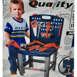 ست اسباب بازی ابزار مدل دریل و میز ابزار  کد 22-008