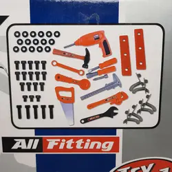 ست اسباب بازی ابزار مدل دریل و میز ابزار  کد 22-008