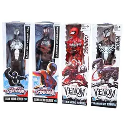 فیگور اونجرز Avengers طرح ونوم Venom و مرد عنکبوتی Spider Man مجموعه 4 عددی