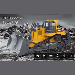 ماشین بازی کنترلی هوینا طرح بولدوزر مدل HUINA 1569